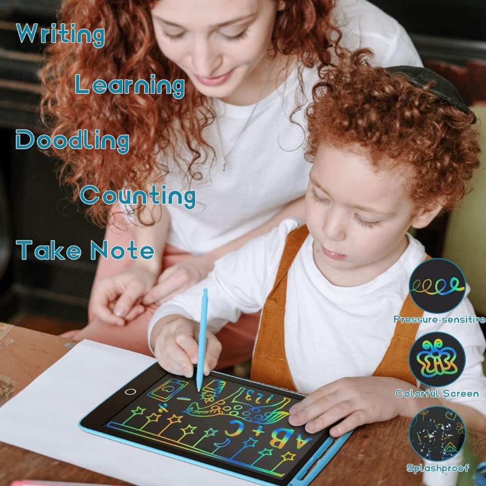 BLUE Writing Tablet with Fridge Magnets - Picture 4 of 4